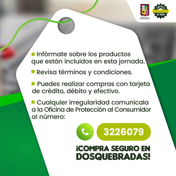 Banners con recomendaciones para el día sin IVA