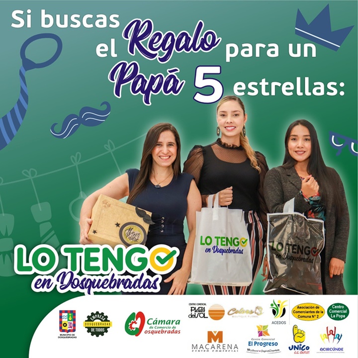 Banner promocional "Si buscas el regalo para un papá 5 estrellas"