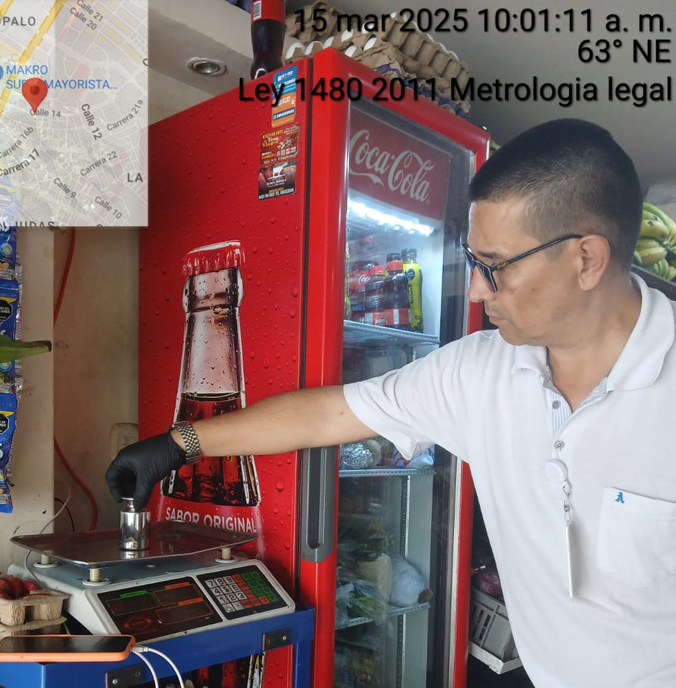 DESDE LA OFICINA DE PROTECCION AL CONSUMIDOR SE VERIFICAN LOS PESOS Y LAS MEDIDAS