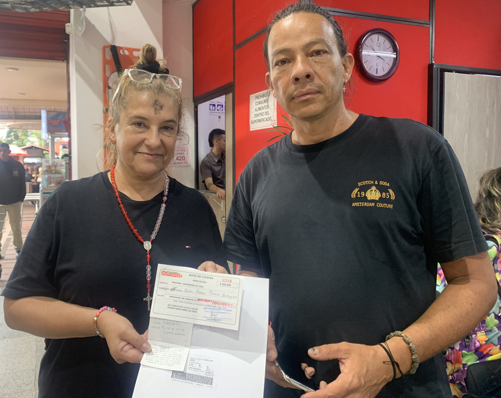 LA OFICINA DE PROTECCION AL CONSUMIDOR ACOMPAÑA AL SUPERMERCADO MERCAMAS  EN EL SORTEO DE 200 BONOS DE MERCADO