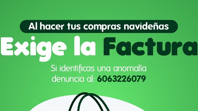 Banner informativo sobre las compras navideñas